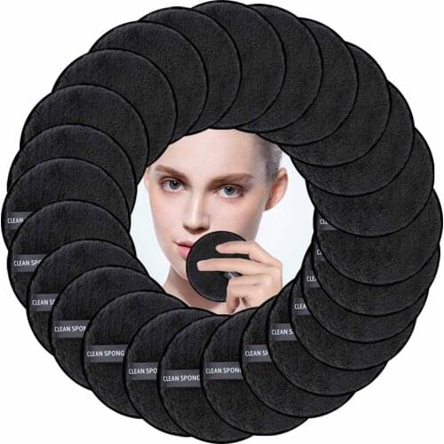 Microfiber Cloth Pads Makeup Remover Washable Reusable Cotton Pads Face Cleansing Towel Make-up Wipes Face Skin Care Discs Puff