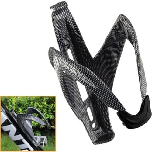1 Pc Useful Carbon Fiber Cycling Bike Black Mount Sport Glass Water Bottle Holder Cages Bicycle Modification Accessories