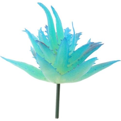 6xRealistic Artificial Succulent DIY Foliage Decorative Faux Cactus Plant #10
