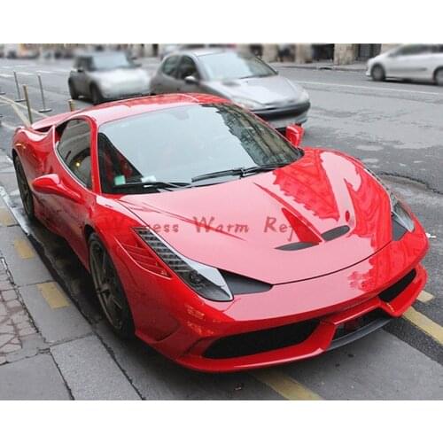 For Ferrari 458 engine Hood Carbon Fiber FRP Bonnet Car Front Bumper Rear Wings Trunk Lip Spoiler 458 bodykit 2011 2012 2014