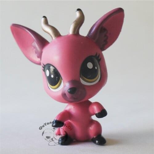 CW016 Pet Shop Animal Golden Horn calf doll action Figure