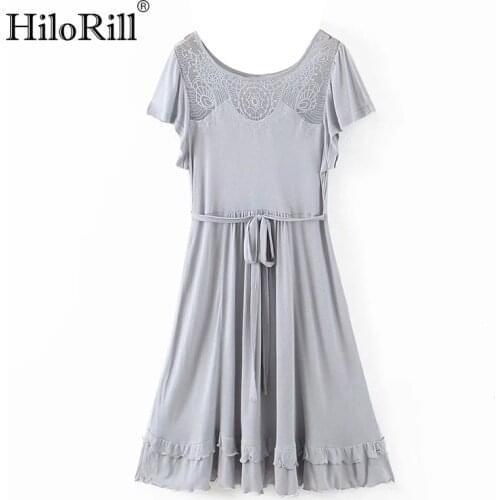 HiloRill Summer Knitted Dresses