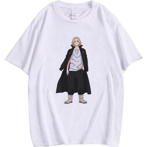 CLOOCL Tokyo Revengers Print Cotton T-shirts Japan Anime Shirts Cartoon Role Pullover Tops Men For Women Harajuku T Shirts