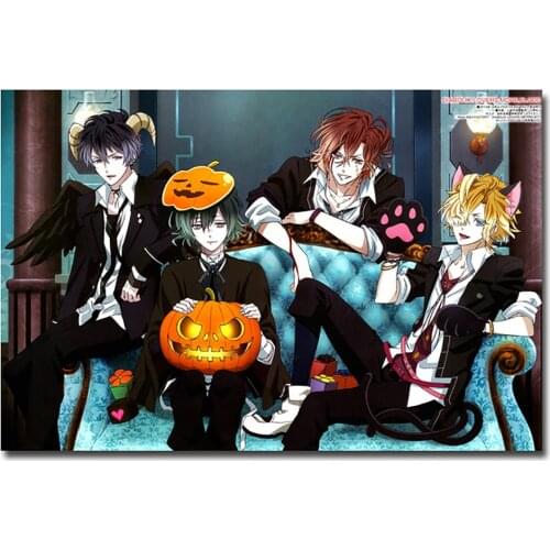 Canvas Painting Wall Art Diabolik Lovers Painting Anime Poster Nordic Printmaking Poster Modular Childrens Bedroom Living Room