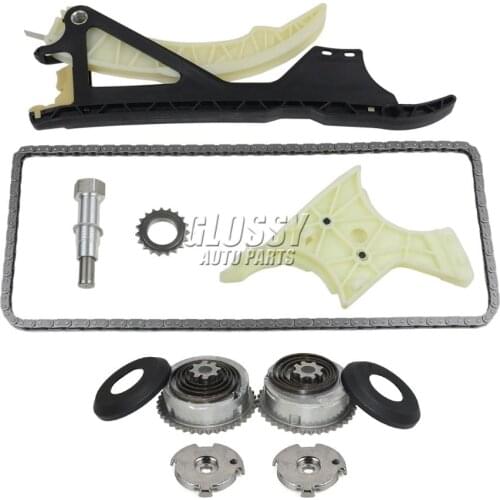AP03 Timing Chain Kit+2*Camshaft Adjusters for BMW E81 E87 E88 F20 F21 F22 E90 E91 N51 N52 N55 11367583207 11367583208