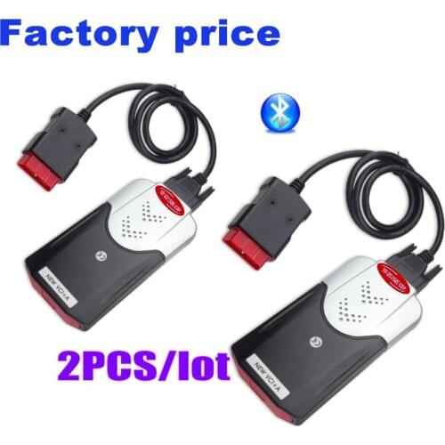 2PCS/Lot 2020 Latest NEW VCI diagnostic tool Bluetooth 2016.R0 keygen VD DS150E CDP for delphis obd2 car&truck Scanner fast ship