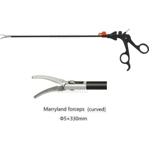 Laparoscopy Separation Forceps Maryland Curved Forceps Medical Equipment Laparoscopic Simulator Instruments Teaching Tools