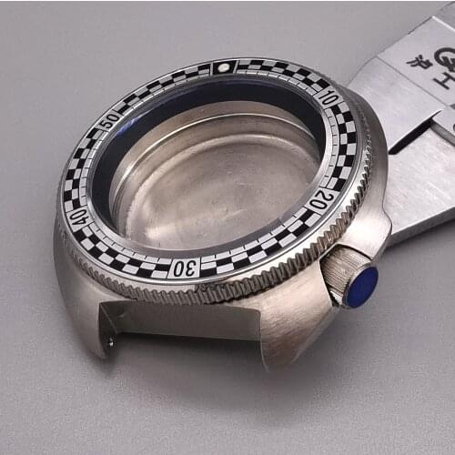 Mod SKX6105 Rally Bezel Insert 20ATM WaterProof Sapphire Crystal Watch Case For Seiko NH35 NH36 Automatic Movement Dive Watch