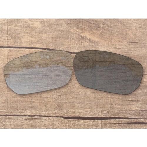 Vonxyz Grey Photochromic Mirror Polarized Replacement Lenses for-Oakley Style Switch Frame