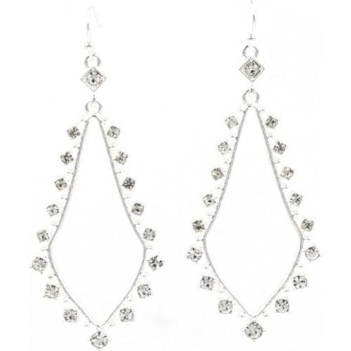 2018 New fashion all around crystal huge tear drop earrings for women