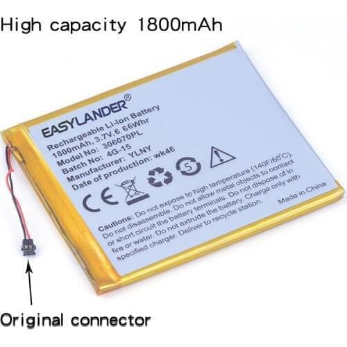 306070PL 1800mAh Battery For PocketBook 626 615 627 touch lux 3 626Plus PocketBook 632 Basic Touch 2 Touch HD 3 4G-15 4K-19