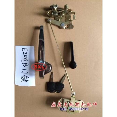 Excavator accessories, Carter, CAT200B//E200/120/E70B, cab door, door lock, lock block, lock core