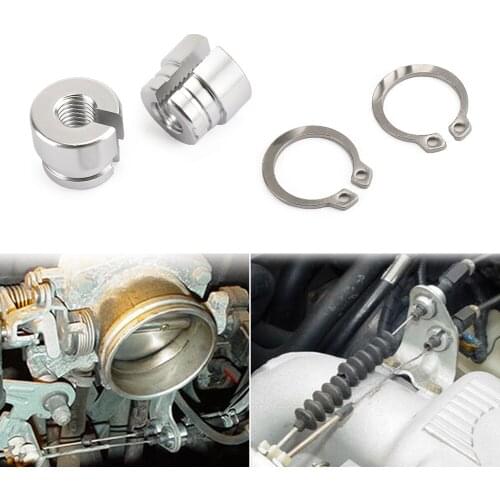 Aluminum Throttle Cable Bushings For E30 E34 E28 E39 E36 M20 M30 M50 S14 M60 Throttle Cables Bushings Car Parts