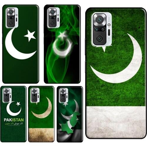 Pakistan Flag Banner Case For Xiaomi Redmi Note 10 Pro 7 8 9 Pro Note 9S 8T Cover For Redmi 9 9A 9C 9T 7A 8A