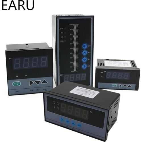 Sensor Meter Controller Temperature Pressure Water Level Control J K PT100 4-20mA 0-5V 0-10V universal Input 2 Way Relay Output