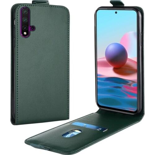 Flip Up and Down Leather Case for Huawei Nova 5 Pro Case SEA-AL10 SEA-TL10 Vertical Cover for Nova5 Pro Case Phone Bag