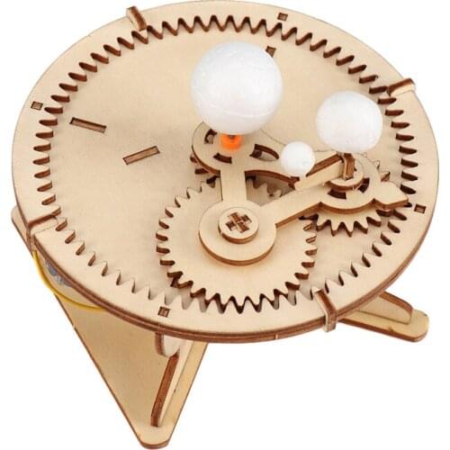 2020 New Sun Moon Earth Running Model Science Experiment Children DIY Assembly Educational Toy