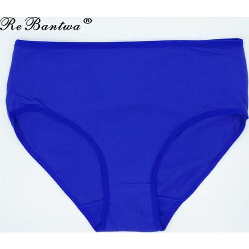 2018 New Women Underwear Cotton Panties Plus Size 4XL High Waist Briefs Ladies Mothers Panties Knickers Lingerie Intimates