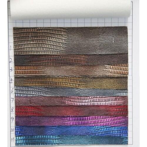 Super high quality lizards artificial PU leather material fashion vintage style for handbag, furniture, decoration, sofa, belt