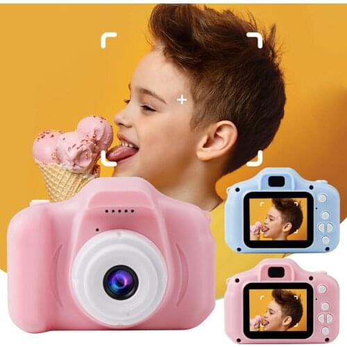 HD 1080P Chargable Kids Digital Camera Toys Outdoor Photography Props for Child Birthday Gift Mini Cartoon Cute 2 Inch Camera