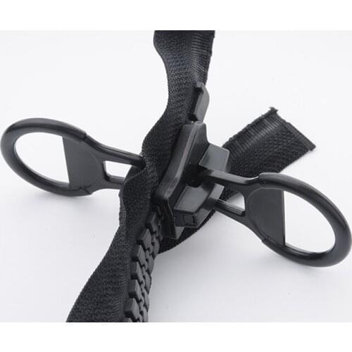 1pcs No#20 L=800cm extra large plastic resin opening Double-sided slider zipper bags outdoor tent Engineering zipper width:4.8cm