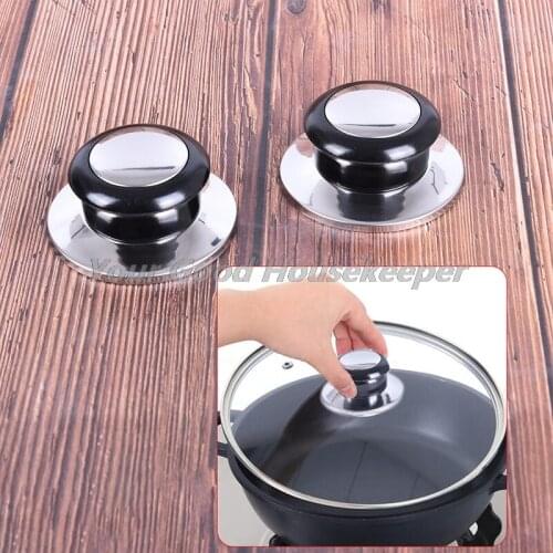 1pc Universal Replacement Kitchen Cookware Pot Pan Lid Cover Grip Handle Top