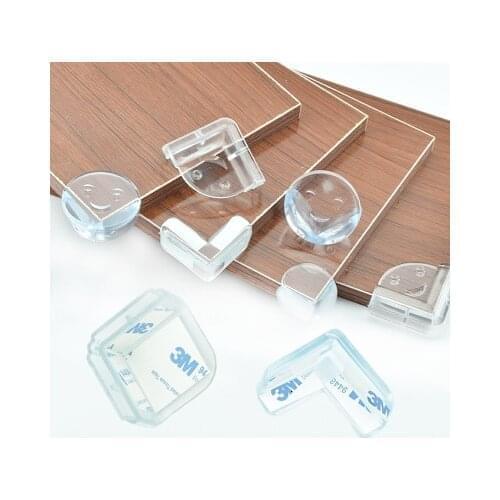 10Pcs/set Baby Safety Silicone Transparent Protector Cover Table Corner Guards Children Protection Furnitures Edge Corner Guards