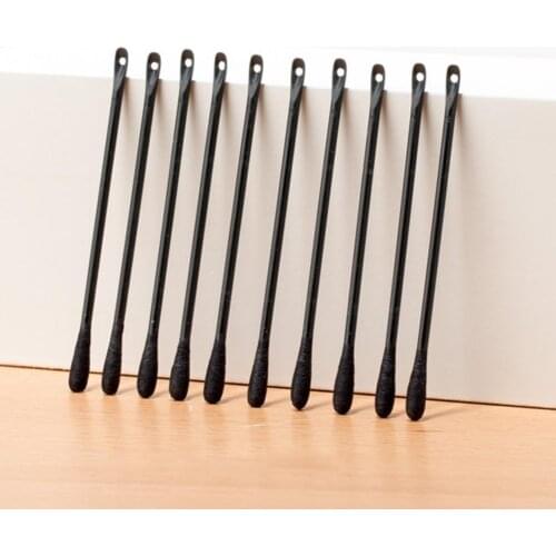 50Pcs Disposable Double-headed Ear Cleaning Cotton Swab Stick for Home Cotton Wood Sticks Ear Sticks Nose Ears Cleaning Tool