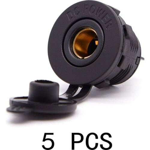 5PCS Motorcycle EU Cigarette Lighter Power Adapter EU Type Power Adapter with For BMW Motorcycle Powerlet Din Hella Socket Plug