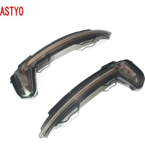 ASTYO For VW Tiguan MK2 2017 2018 2019 LED Dynamic Turn Signal Blinker Sequential Side Mirror Indicator Light