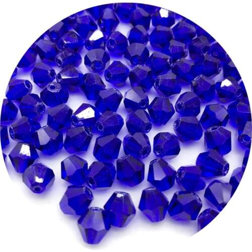 4/6/8mm Shiny Crystal beads Bicone Beads Glass Beads Loose Spacer Beads for Jewelry MakingDIY Bracelet Necklace #018