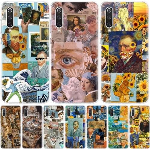 Graffiti Oil Painting Art Van Gogh Silicon Phone Case For Xiaomi Redmi Note 10 9 8 9S 8T 7 6 5 6A 7A 8A 9A 9C Pro Customized Cov