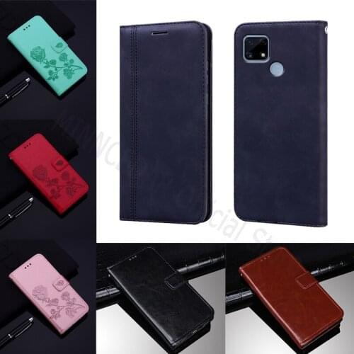 For Realme C25s Case RMX3195 Flip Wallet Leather Phone Shell Cover On Realme C25 S чехолна Magnetic Card Etui Book Hoesje Funda