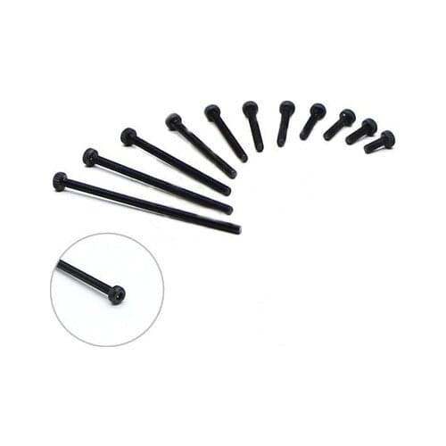 Tamiya 4WD Parts Self-made Learning Parts/12.9 Grade M2 Alloy Steel High Strength Screw/Extra Hard Screw/Hex Long Tamiya Screw