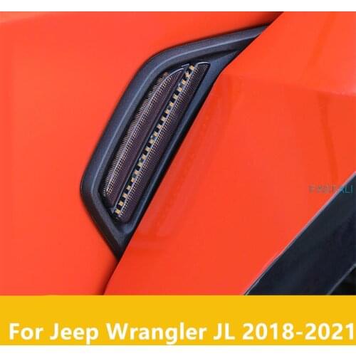 For Jeep Wrangler JL 2018-2021 Modified special leaf board light turn signal LED width light decoration high quality