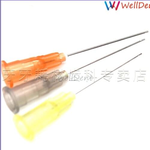 100pcs/bag Dental Needle Tip Endo Irrigation 25g/ 27g / 30ga 30g End-closed Side Hole Endo Syringe