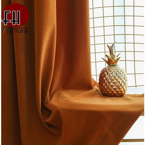 Fonflora Velvet Curtains For Windows