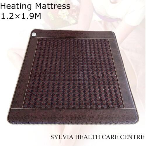 Hot sale! Germanium Stone Mattress heating Stone Mattress Tourmaline Mat Electric Heating health good sleeping Mattress 1.2X1.9M