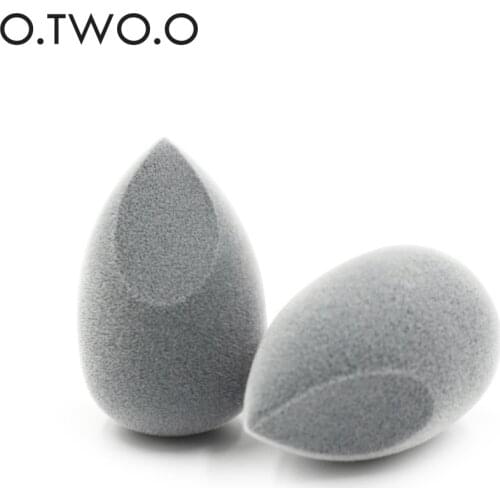 O.TWO.O Makeup Sponge Microfiber Fluff Surface Velvet Cosmetics Puff Powder Smooth Foundation Cream Non-Latex Make Up Sponge