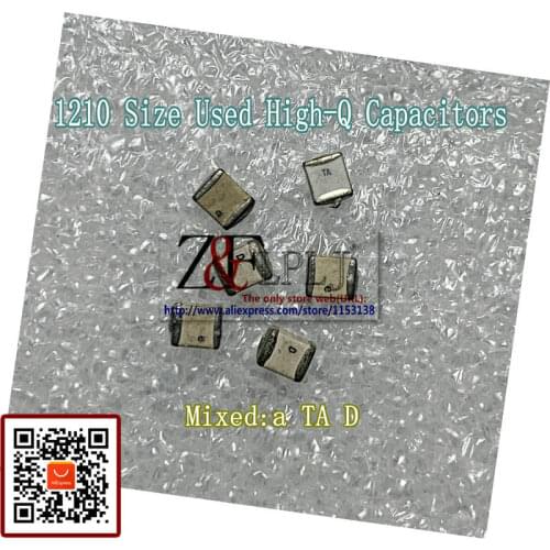 ATC100B capacitor ATC100B121JT300XT 100B121JW300XT 120pF 300V a121J 121K // ATC100B561JT100XT 560pF 100V a561J USED 20pcs/lot