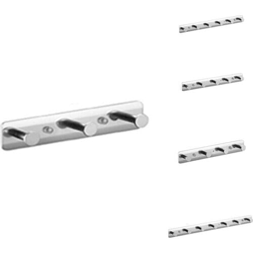 Bathroom Robe Hooks Heavy Duty Towel Hanger Wall Mount Clothes Coat Holder Steel Rack Accessories For Bathroom