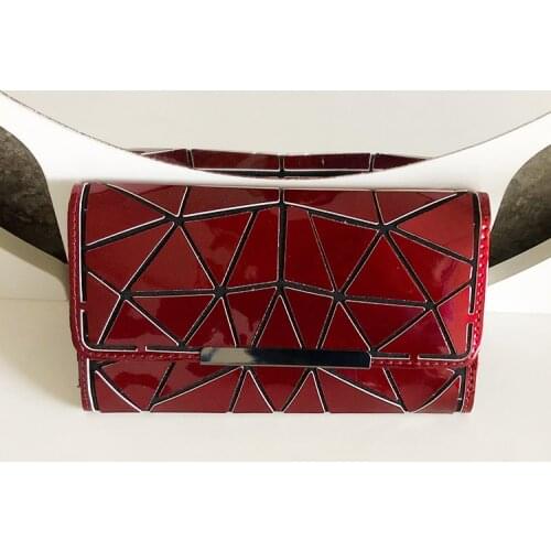 2020 hot sale womens purse handbag long leather bag geometric fashion wallets