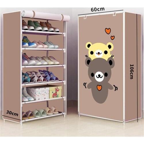 Multi-Layer Combination Shoe Rack Dust Storage Shoe Cabinet School Shoe Rack Dormitory Simple Storage Rack Finishing Rack