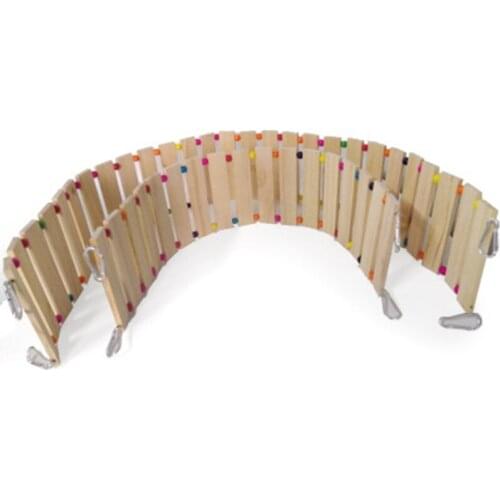 Natural Wood Parrot Ladder Parrot Swing Parrot Perch for Bird Poultry Rooster