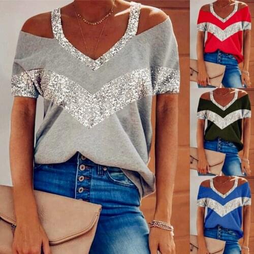 New Summer Fashion Colors Sexy Off Shoulder Hole Women Plus Sizes Big Large Loose Vintage Casual Fashion T Shirts Tops Tees