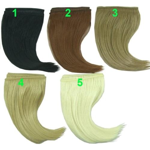 Color choose 15cm*100CM big curl brown falxen brown black khaki natural color BJD Doll Wigs hair wholesales for 1/3 1/4 BJD diy