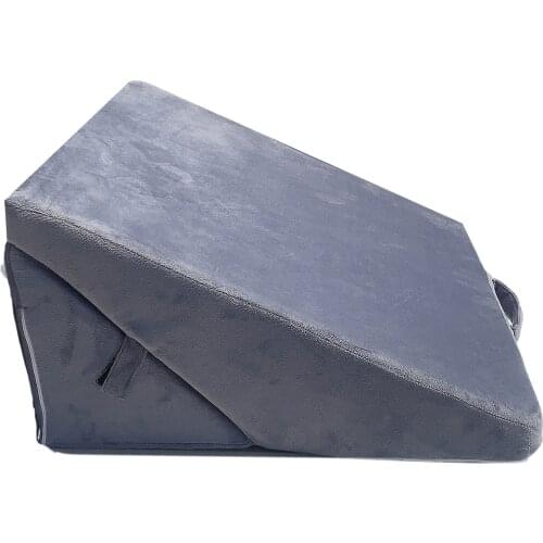 Memory Foam Bed Wedge Pillow Leg Elevation Back Lumbar Support Cushions Leg Pad Cushion Adjustable Sleeping Memory Foam Pillow