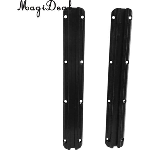 MagiDeal Professional Pair 300mm Kayak Aluminum Slide Track Rails DIY Access for Kayak Canoe Fishing Holder Water Sport Supplies