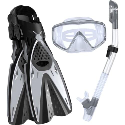 Adult Professional Scuba Diving Adjustable Swimming Fins Shoes Silicone Long Submersible Snorkeling Foot Monofin Diving Flippers