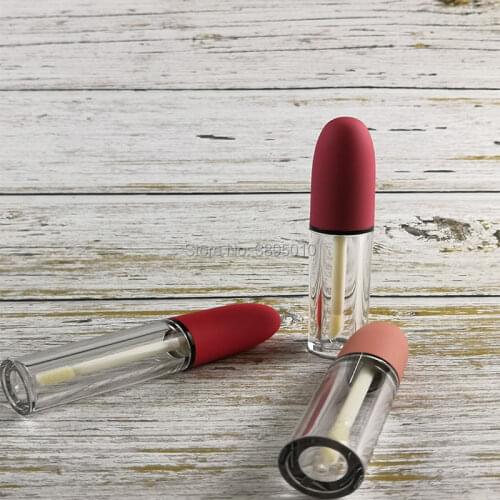 Bullet Shape Empty Lip Gloss Tube, DIY Plastic Clear Liquid Lipstick Packing Bottle, Empty Elegant Lip Gloss Tube F874